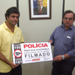 Fecomércio faz doação de placas a Secretaria de Segurança Pública