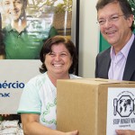 Crianças são beneficiadas com doação de refeição fortificada