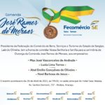 Fecomércio homenageará quatro empresários com a Comenda José Ramos de Moraes
