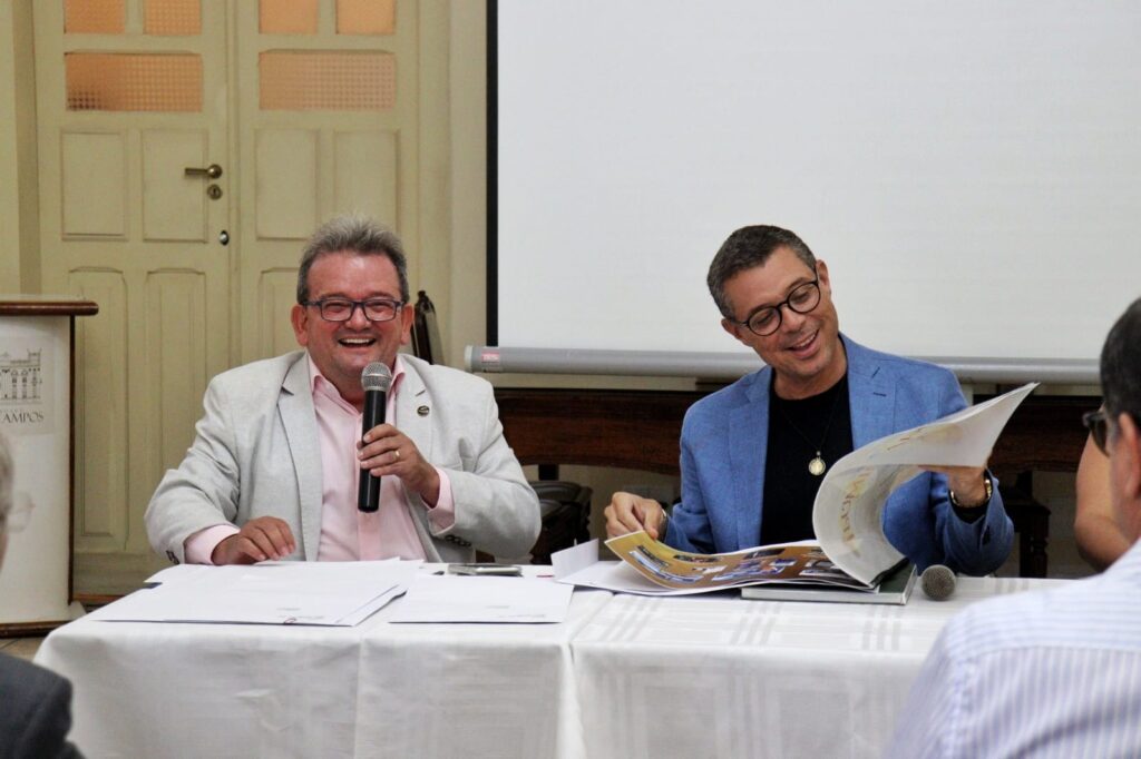 O presidente Marcos Andrade apresentou o projeto São João na Praça, que ocorre na General Valadão