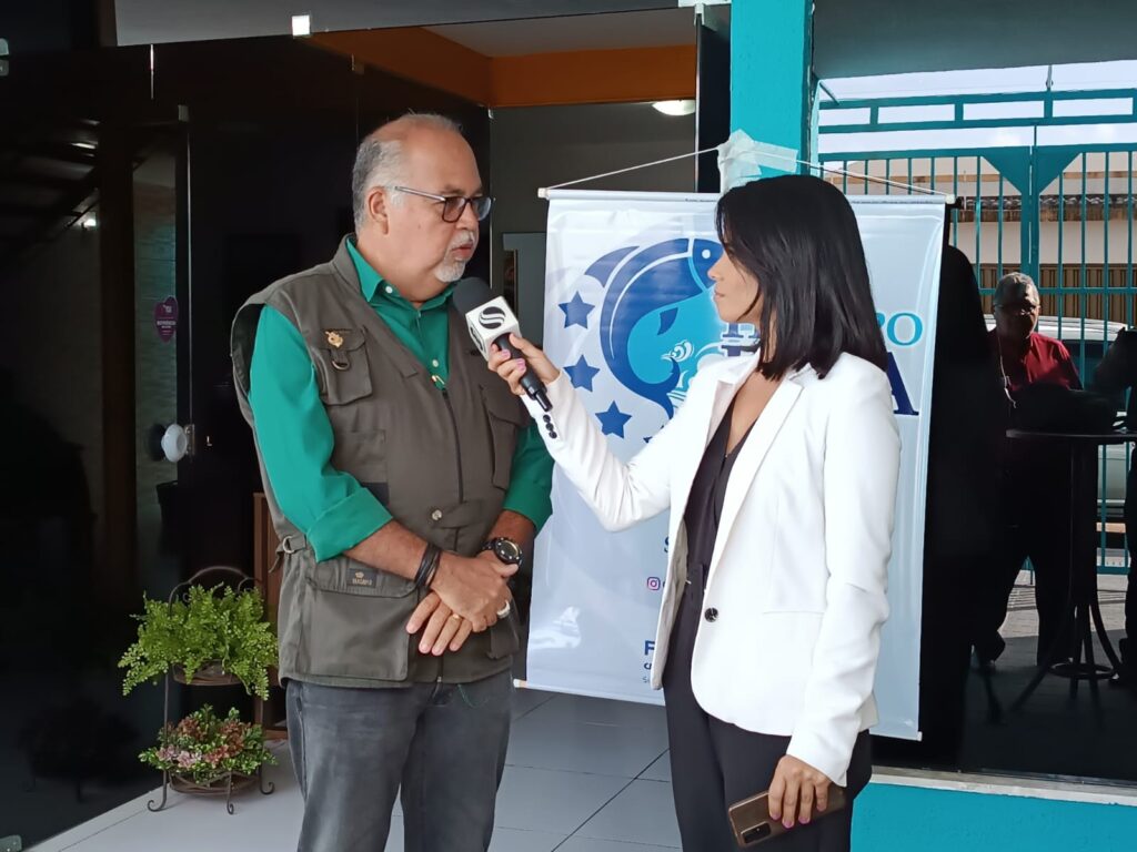 Expopesca 2023 deve movimentar 10 mil participantes. lançamento da Expopesca SEALBA 2023 aconteceu no hall de eventos do escritório da GA Consultoria Ambiental.